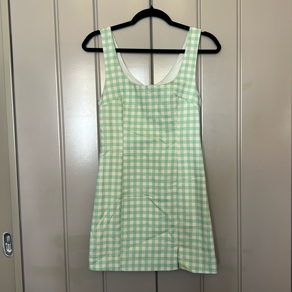 Green Gingham Dress